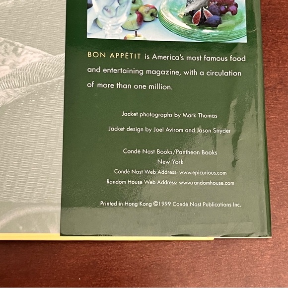 Bon Appetit : Outdoor Entertaining Hardcover w/ Sleeve Cookbook. - Picture 14 of 14